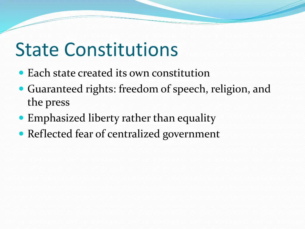 state constitutions