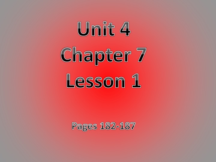 unit 4 chapter 7 lesson 1