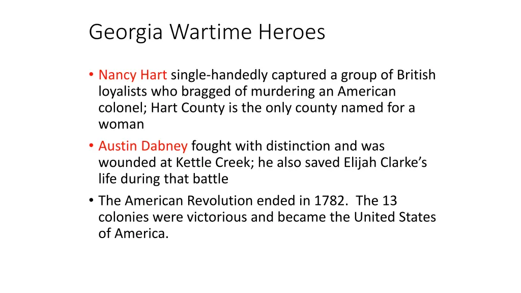 georgia wartime heroes