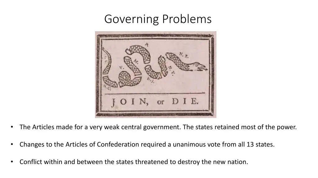 governing problems
