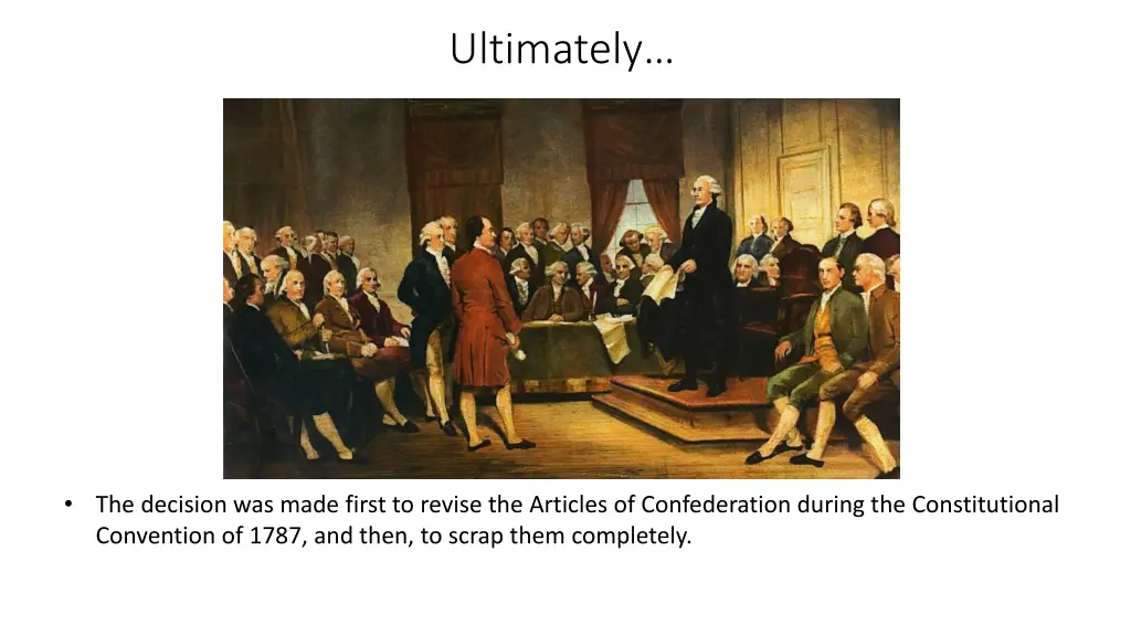 ultimately