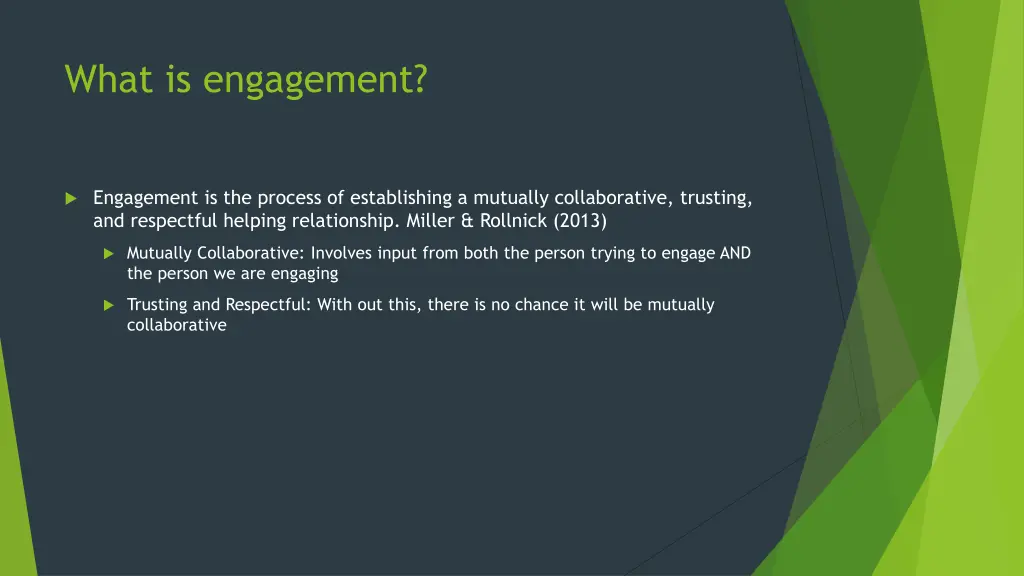 what is engagement