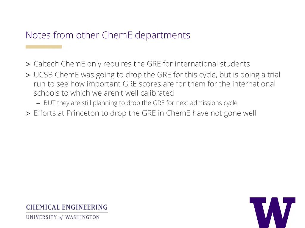 notes from other cheme departments