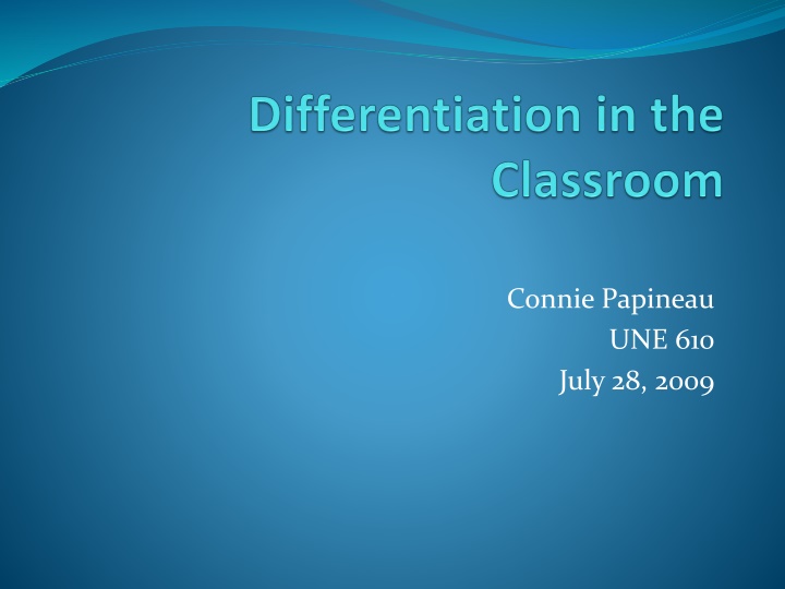 connie papineau une 610 july 28 2009