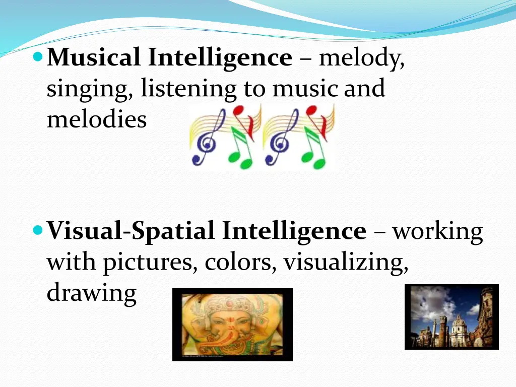 musical intelligence melody singing listening