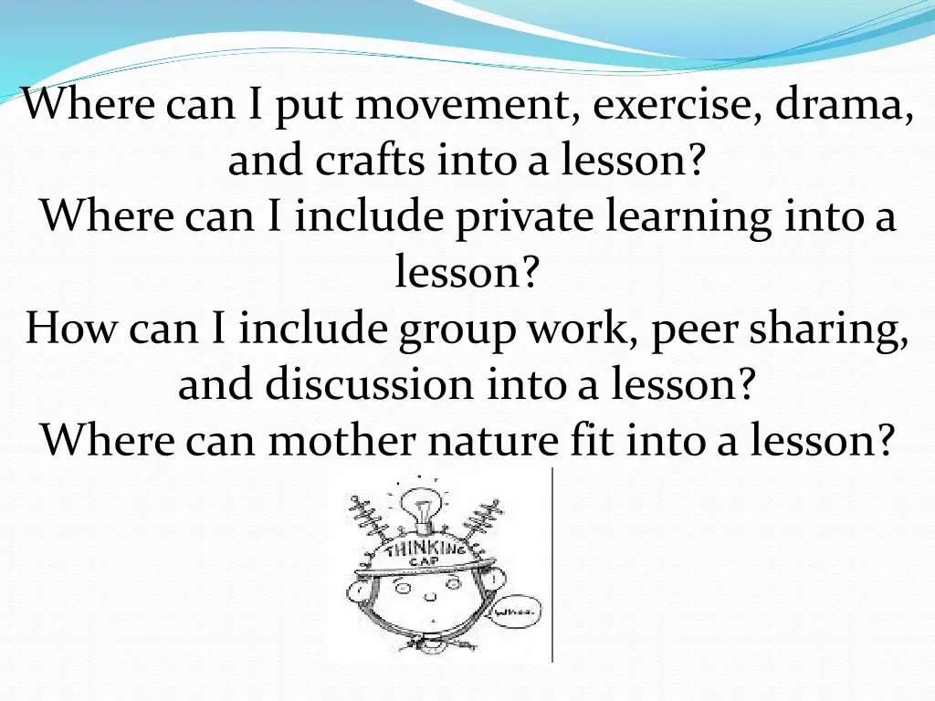 where can i put movement exercise drama