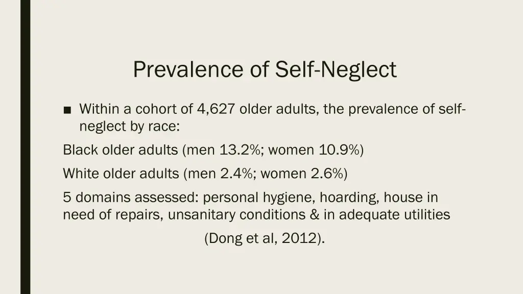 prevalence of self neglect 2