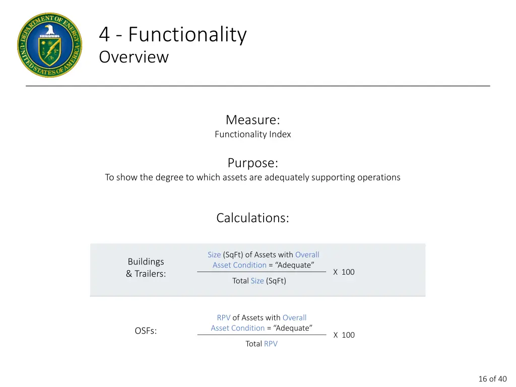 4 functionality overview