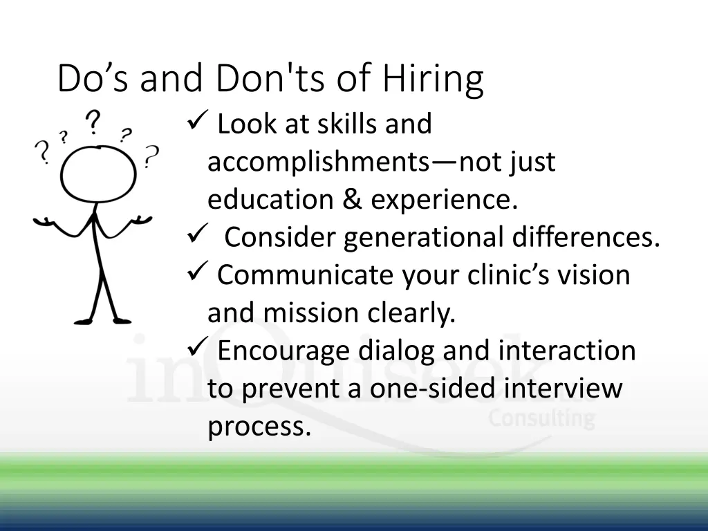 do s and don ts of hiring look at skills