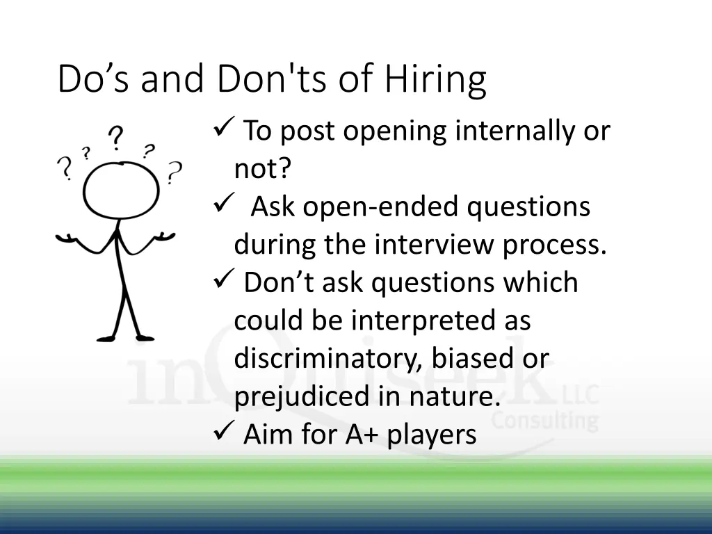 do s and don ts of hiring to post opening
