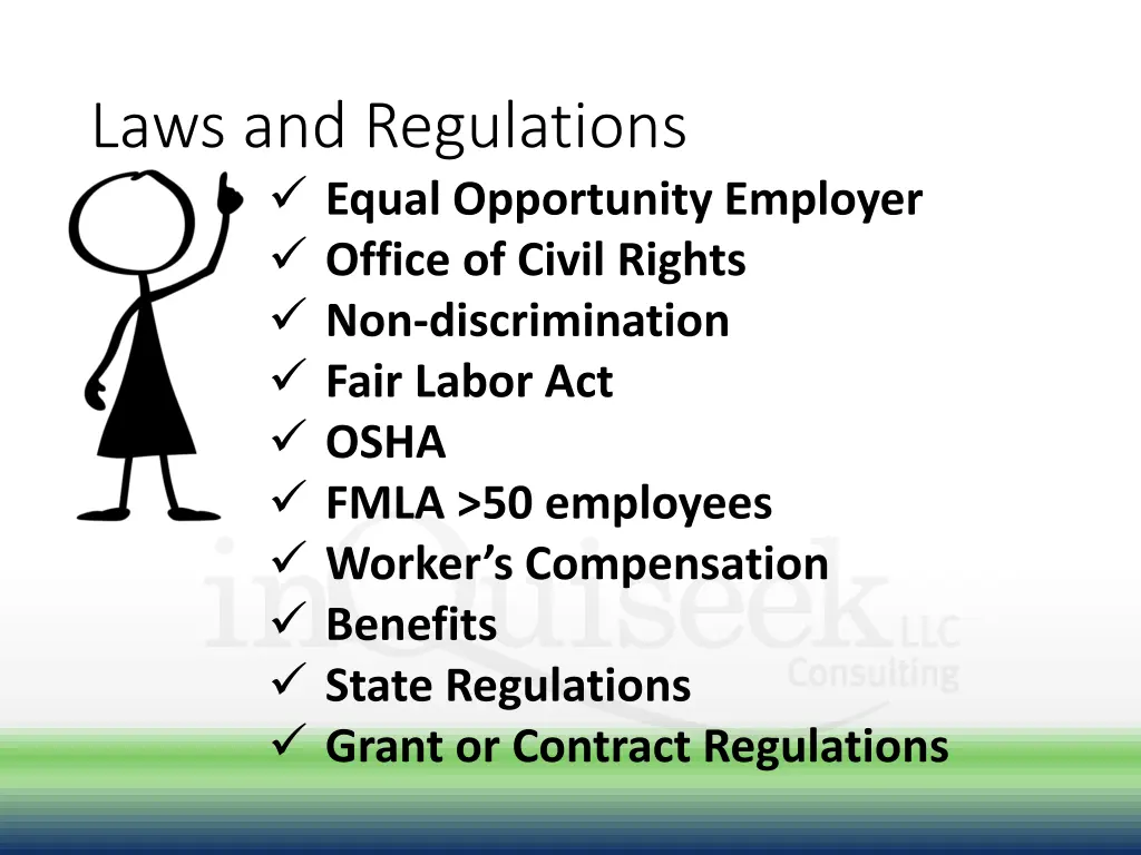laws and regulations equal opportunity employer