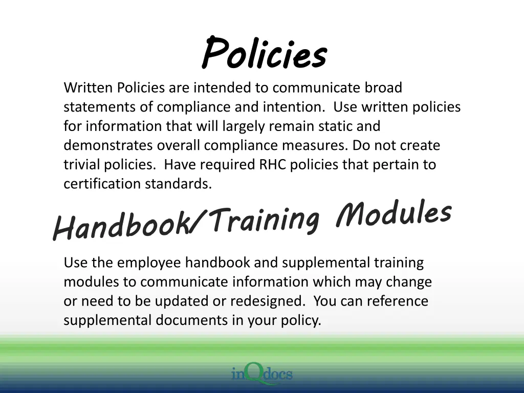policies