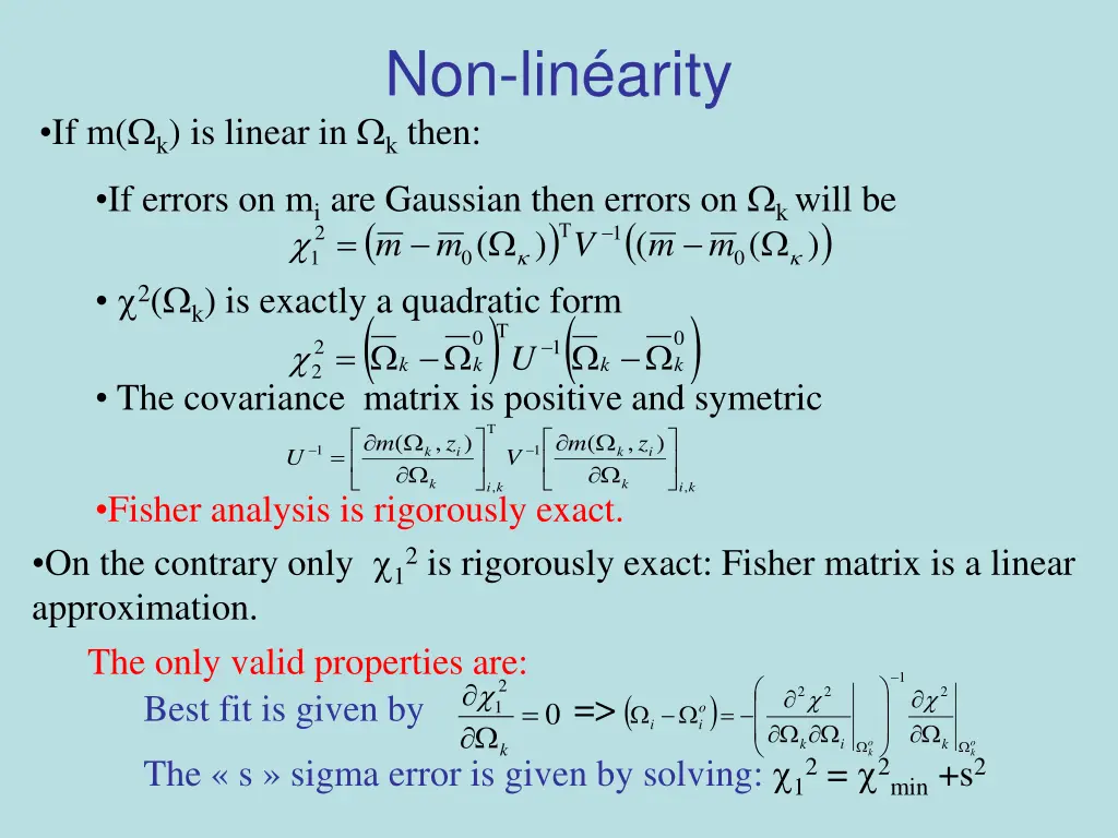 non lin arity
