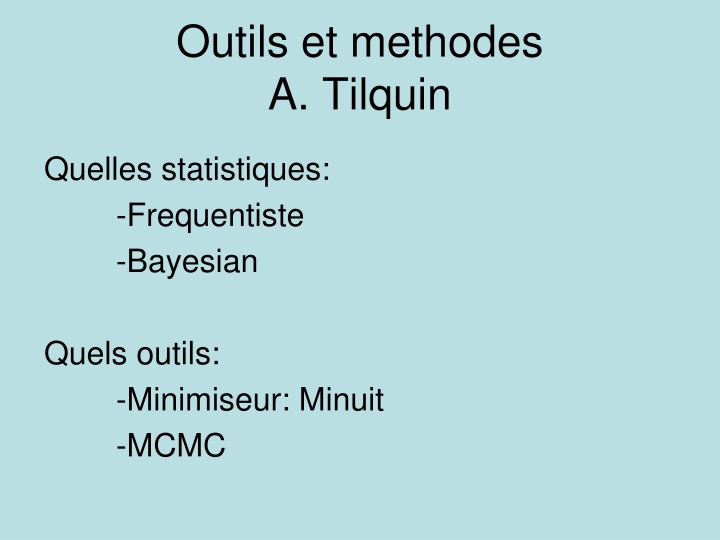 outils et methodes a tilquin