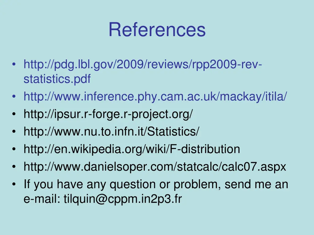references