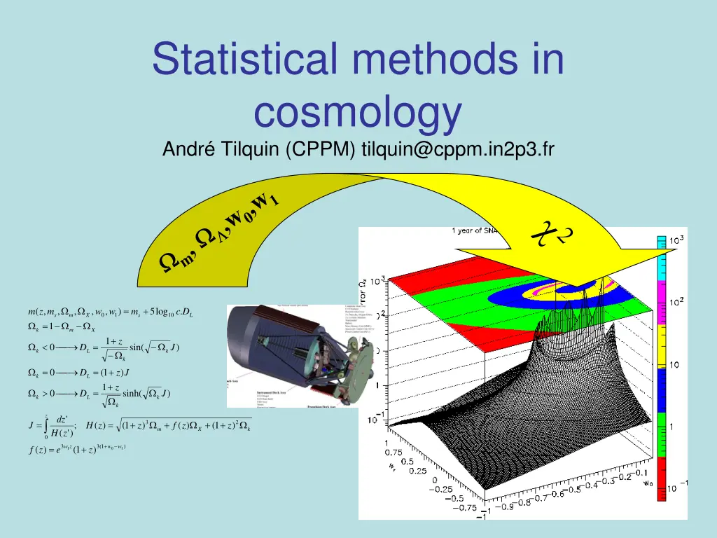 statistical methods in cosmology andr tilquin