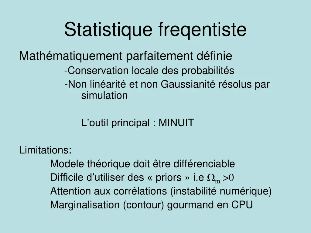 statistique freqentiste