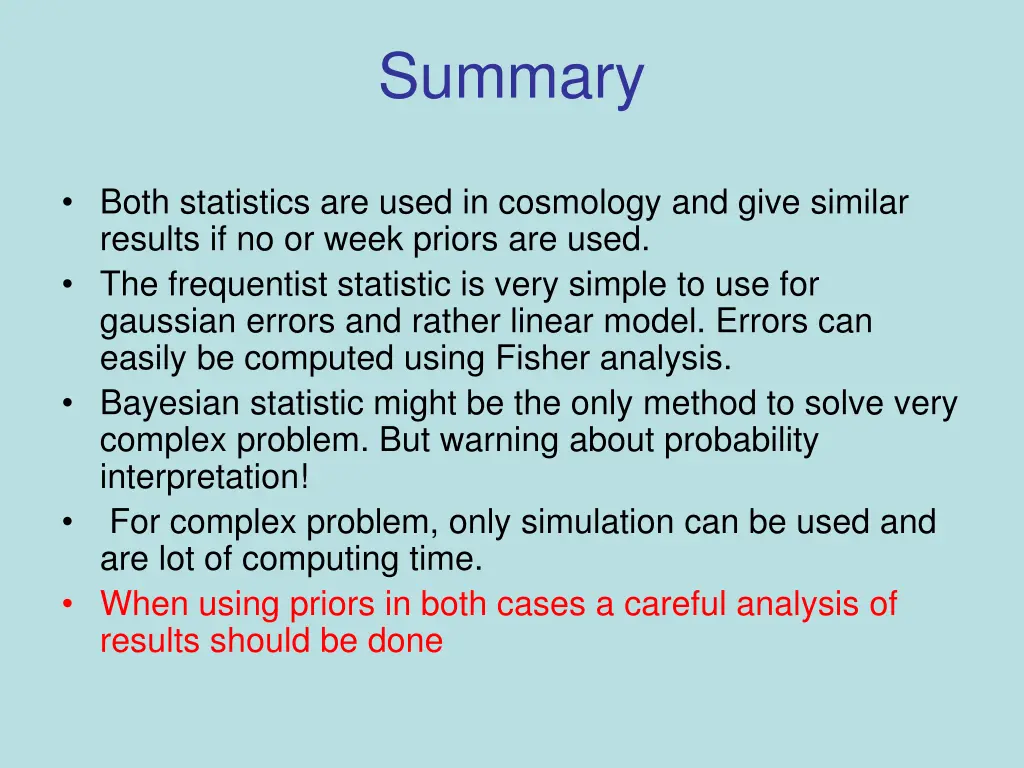 summary