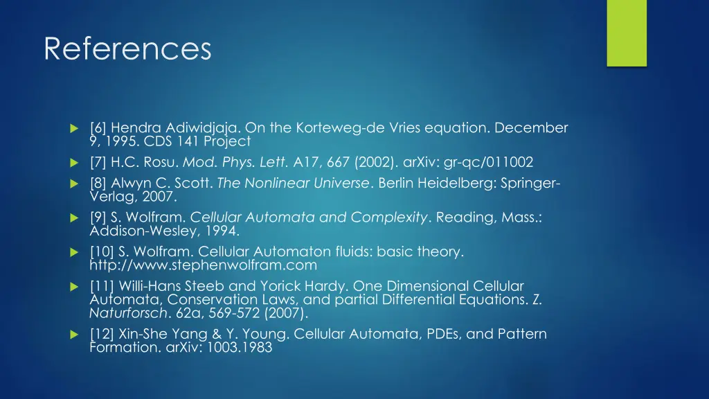 references 1
