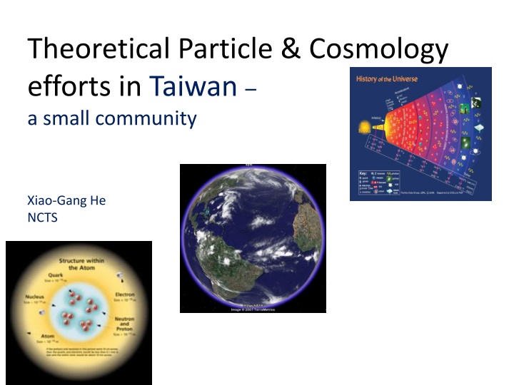 theoretical particle cosmology efforts in taiwan