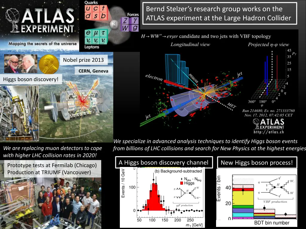 bernd stelzer s research group works on the atlas