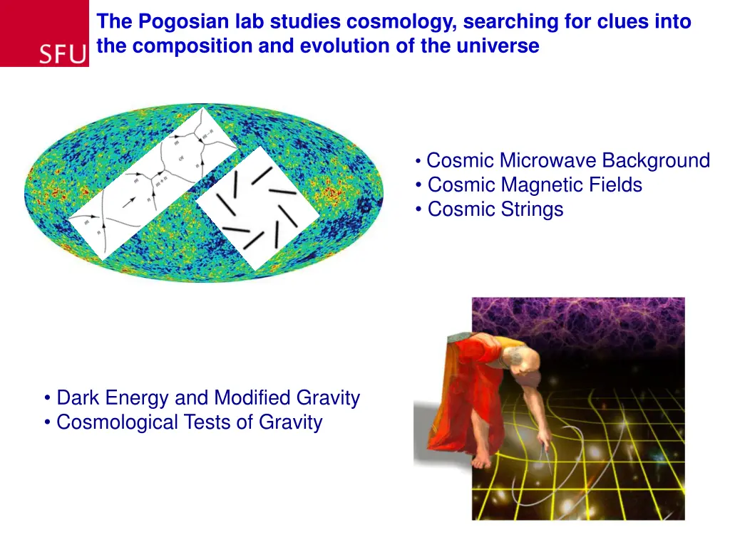 the pogosian lab studies cosmology searching