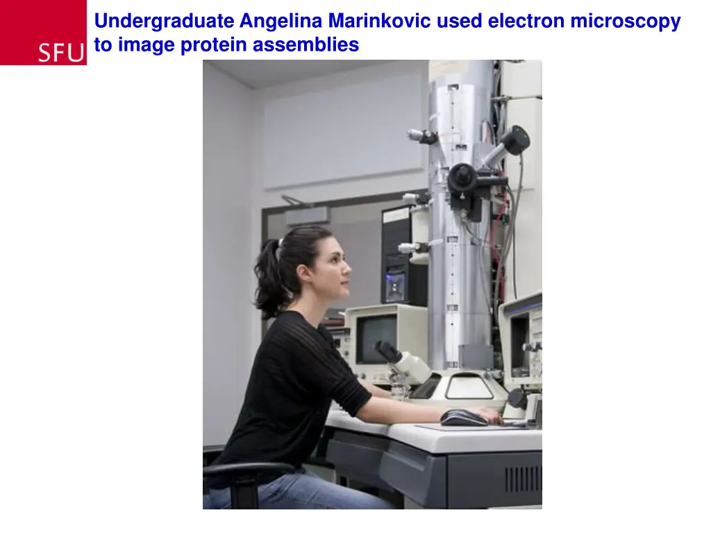 undergraduate angelina marinkovic used electron