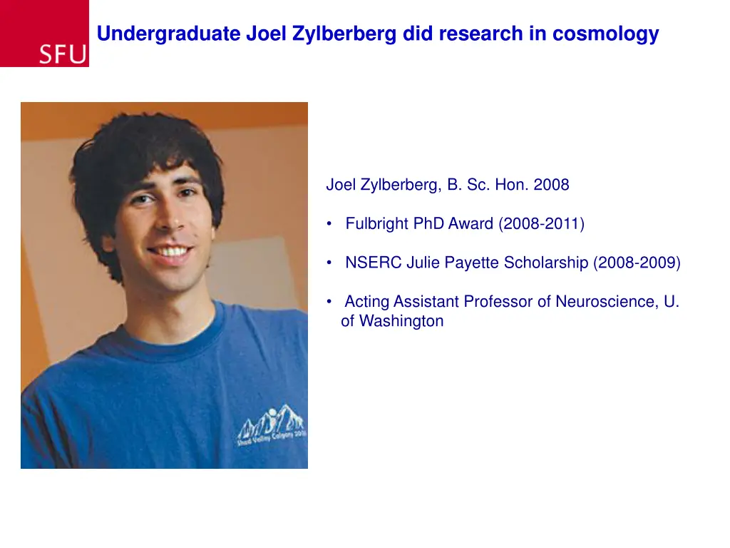 undergraduate joel zylberberg did research