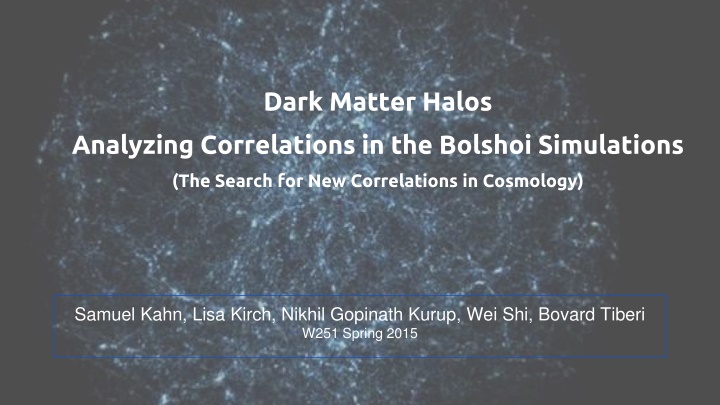 dark matter halos