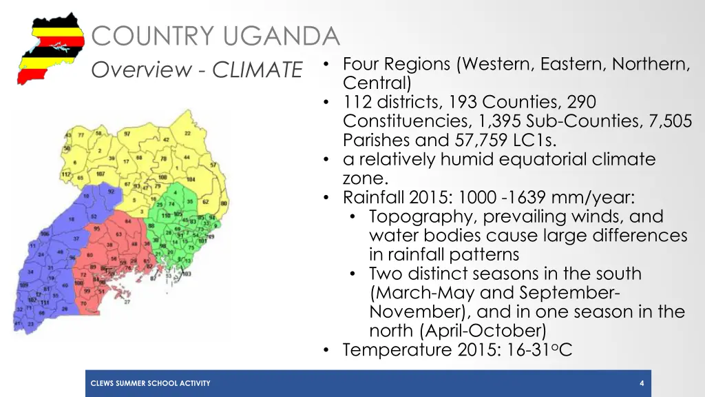 country uganda overview climate