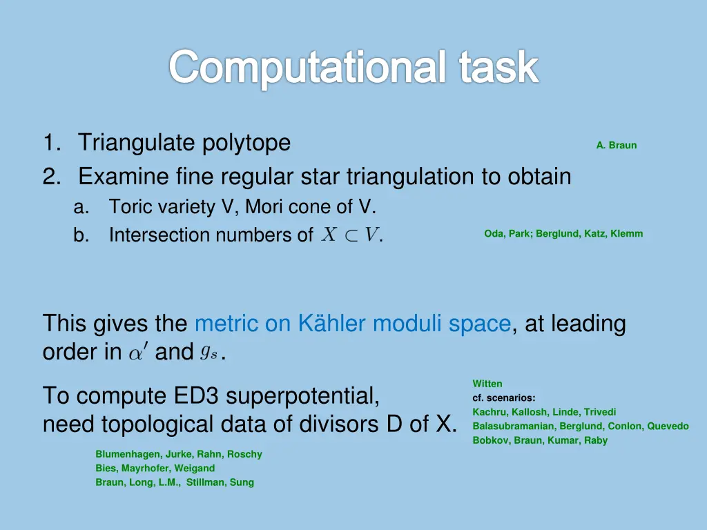 computational task
