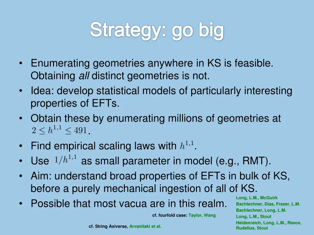 strategy go big