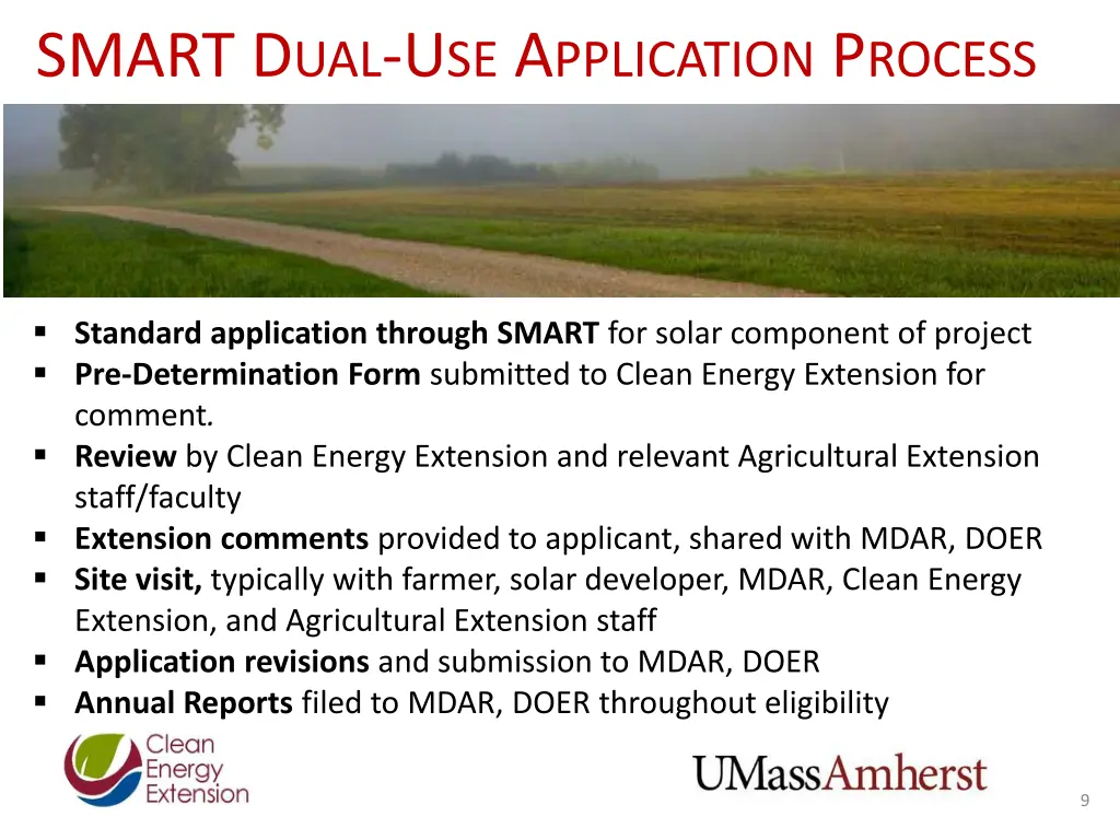 smart d ual u se a pplication p rocess