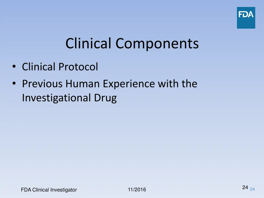 clinical components