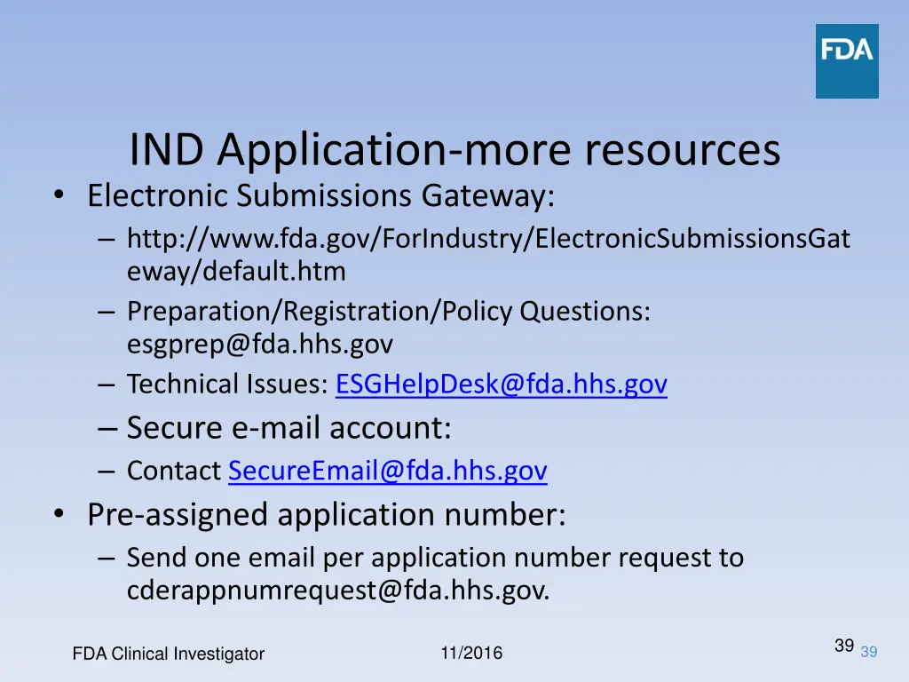 ind application more resources electronic