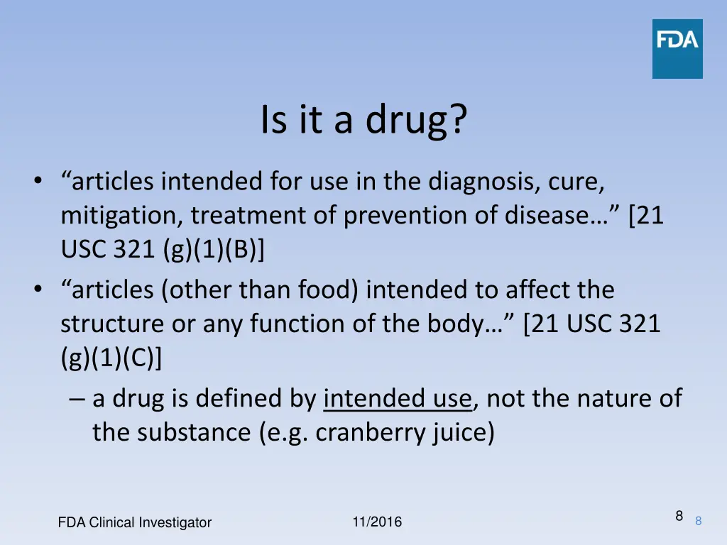 is it a drug