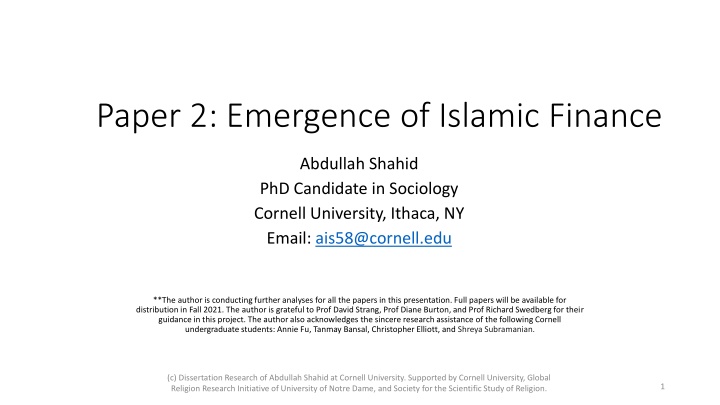 paper 2 emergence of islamic finance