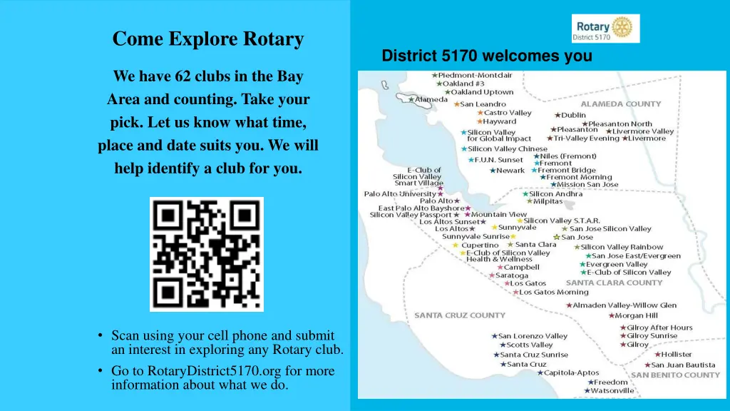 come explore rotary