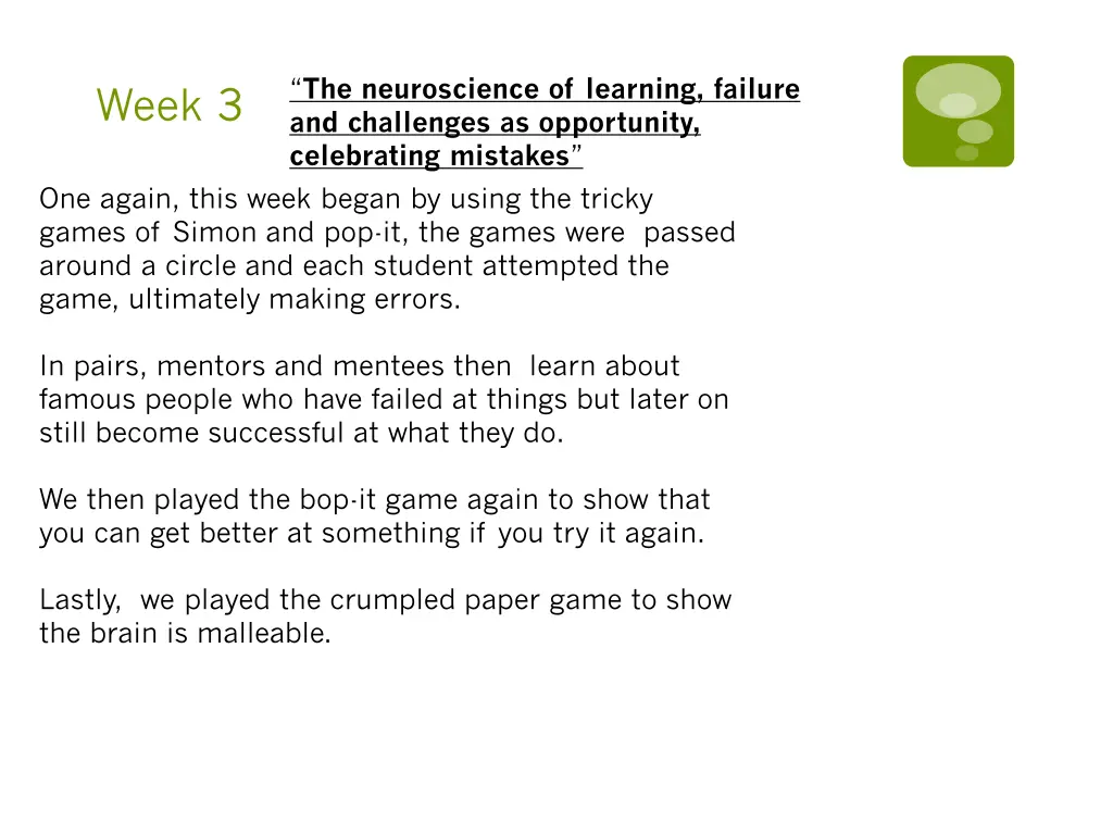 the neuroscience of learning failure