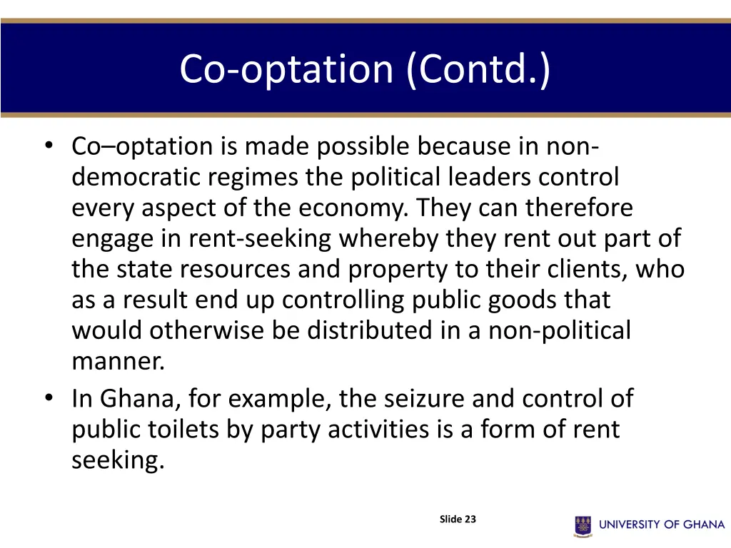 co optation contd 1