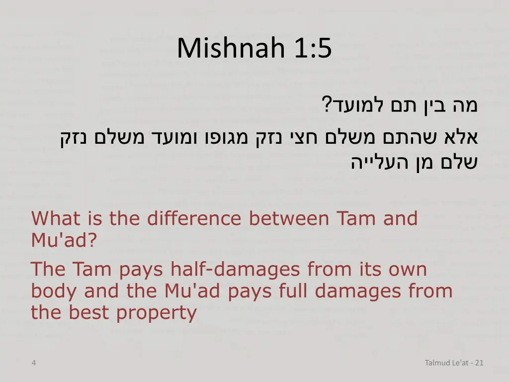 mishnah 1 5