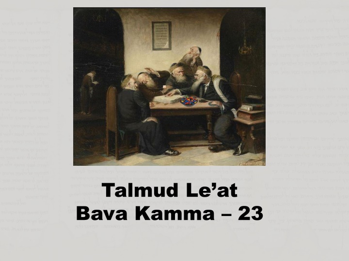 talmud le at bava kamma 23