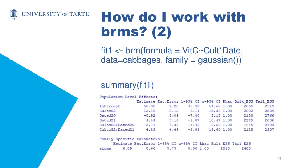 how do i work with brms 2