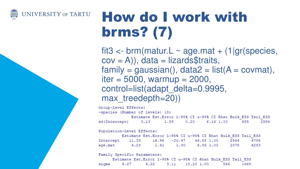 how do i work with brms 7
