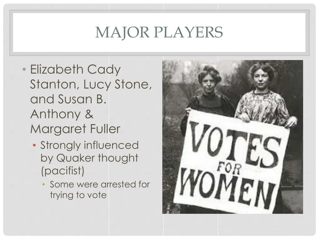 major players