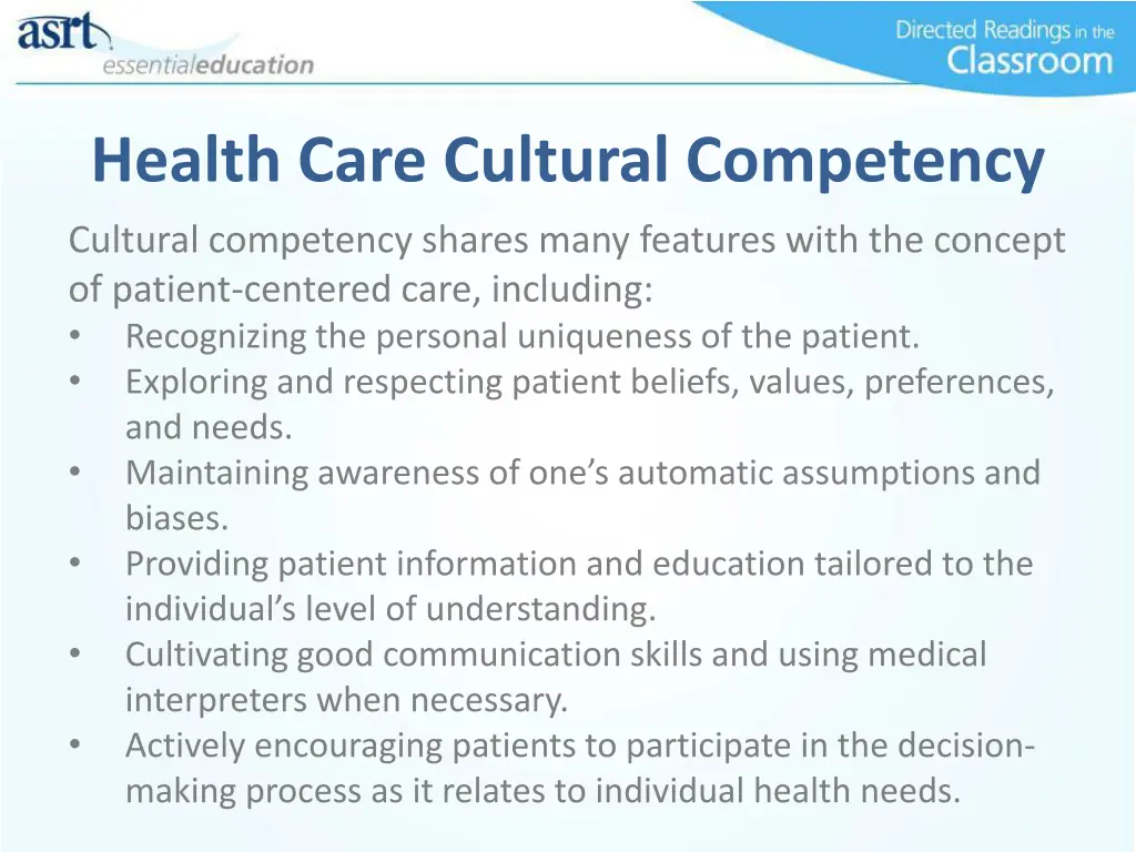 health care cultural competency 1