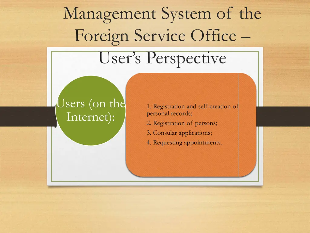 management system of the foreign service office 2