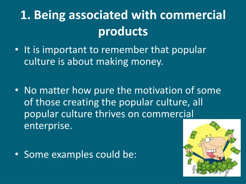 1 being associated with commercial products
