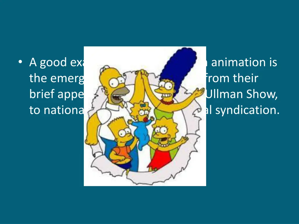 a good example of the process in animation