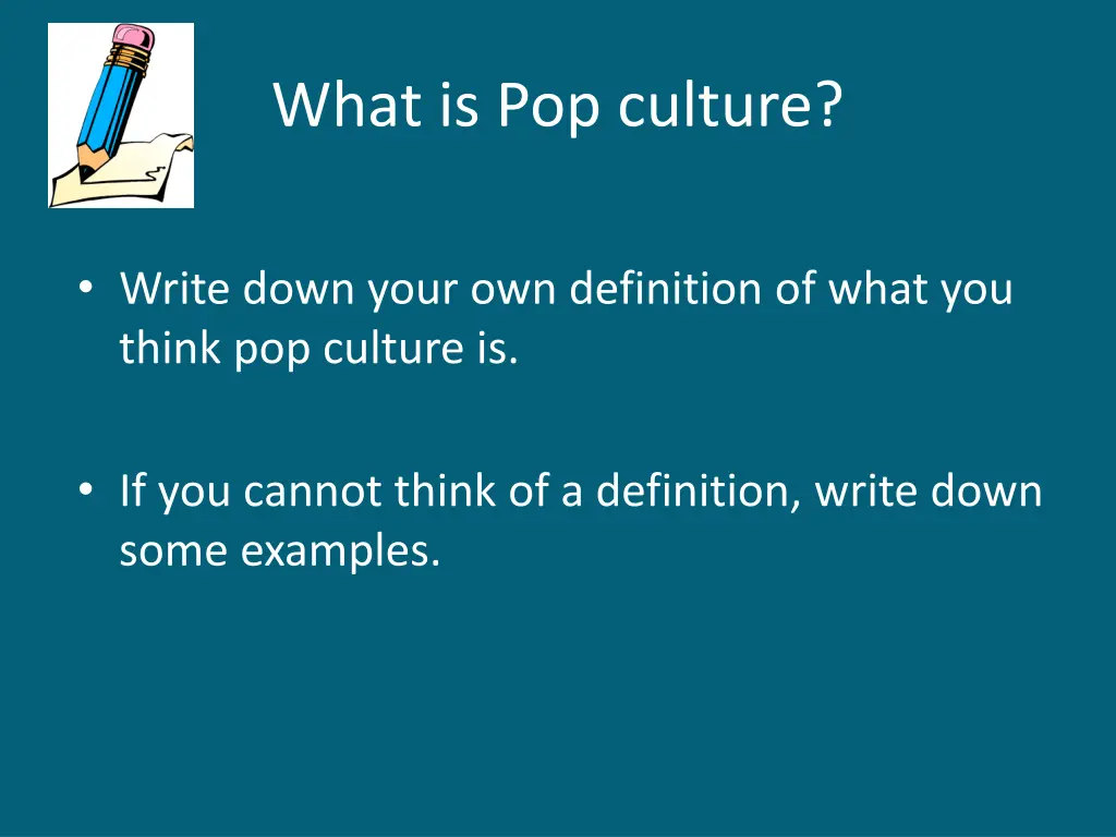 what is pop culture